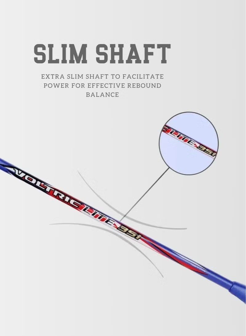 Yonex Voltric Lite 35I Badminton Racquet | Color: Blue | Size: Standard | Material: Graphite | Grip Size: 4 3/4 inches | Lightweight | Durable | Head Heavy Balance - Image 3